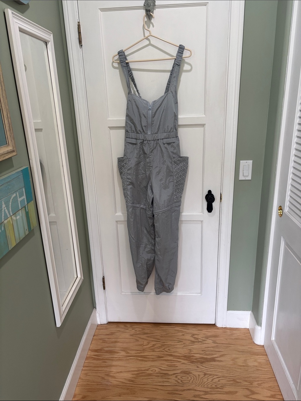 Free People Movement Nylon Overalls jumpsuit small